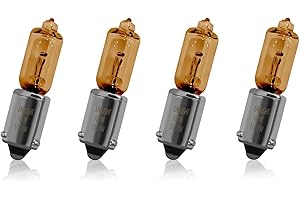ESWW 4PCS H21W Light Bulbs 12V 21W, Ultra Bright Mini Halogen BAX9s/BAY9s Bulbs, Plug & Play Daytime Running Lights, Turn Sig