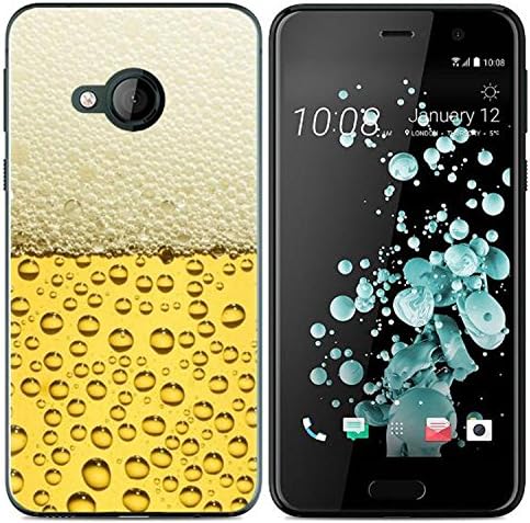 Yrlehoo For HTC U Play, Soft Silicone Case for HTC U Play Case Cover Etui Protect Backcase Protection, beer
