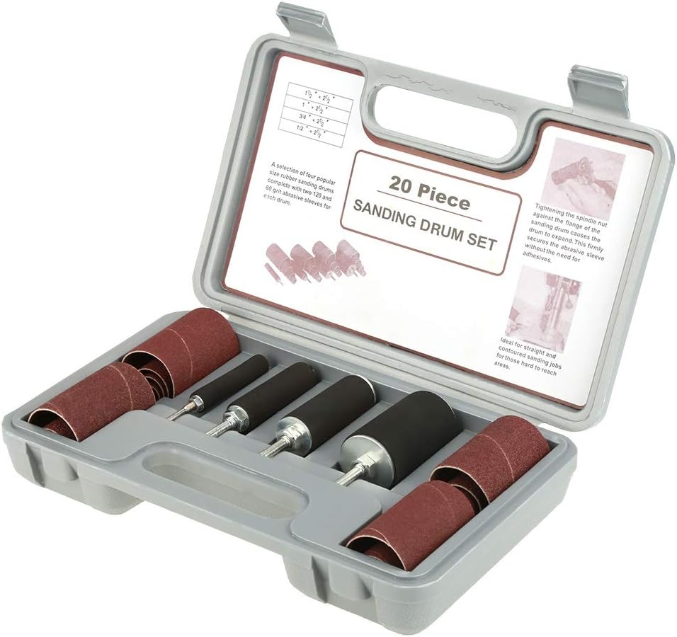 Nikou 20 Piece Drum Sanding Kit