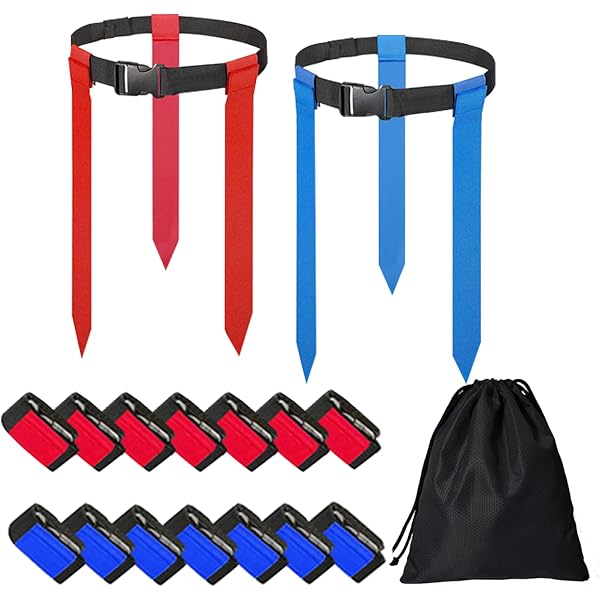 Kit Entraînement Flag Football Kit Ceintures De Football DONGKER Avec Drapeaux - 5 Couleurs, PVC Résistant Pour Entraînement Jeunes Et Adultes Ceinture Drapeau Football Kit Entraînement Flag Football Kit Ceintures De Football DONGKER Avec Drapeaux - 5 Couleurs, PVC Résistant Pour Entraînement Jeunes Et Adultes Ceinture Drapeau Football