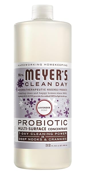MRS. MEYER’S CLEAN DAY PROBIOTIC MULTI-SURFACE CONCENTRATE CLEANER,...