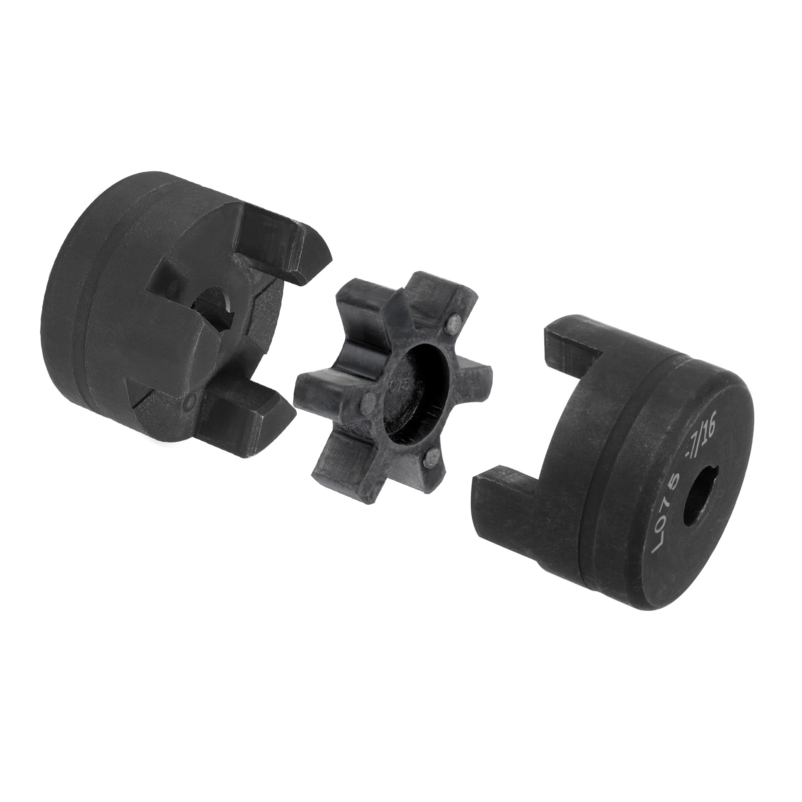 uxcell 7/16" to 1/2" L075 Flexible 3-Piece L-Jaw