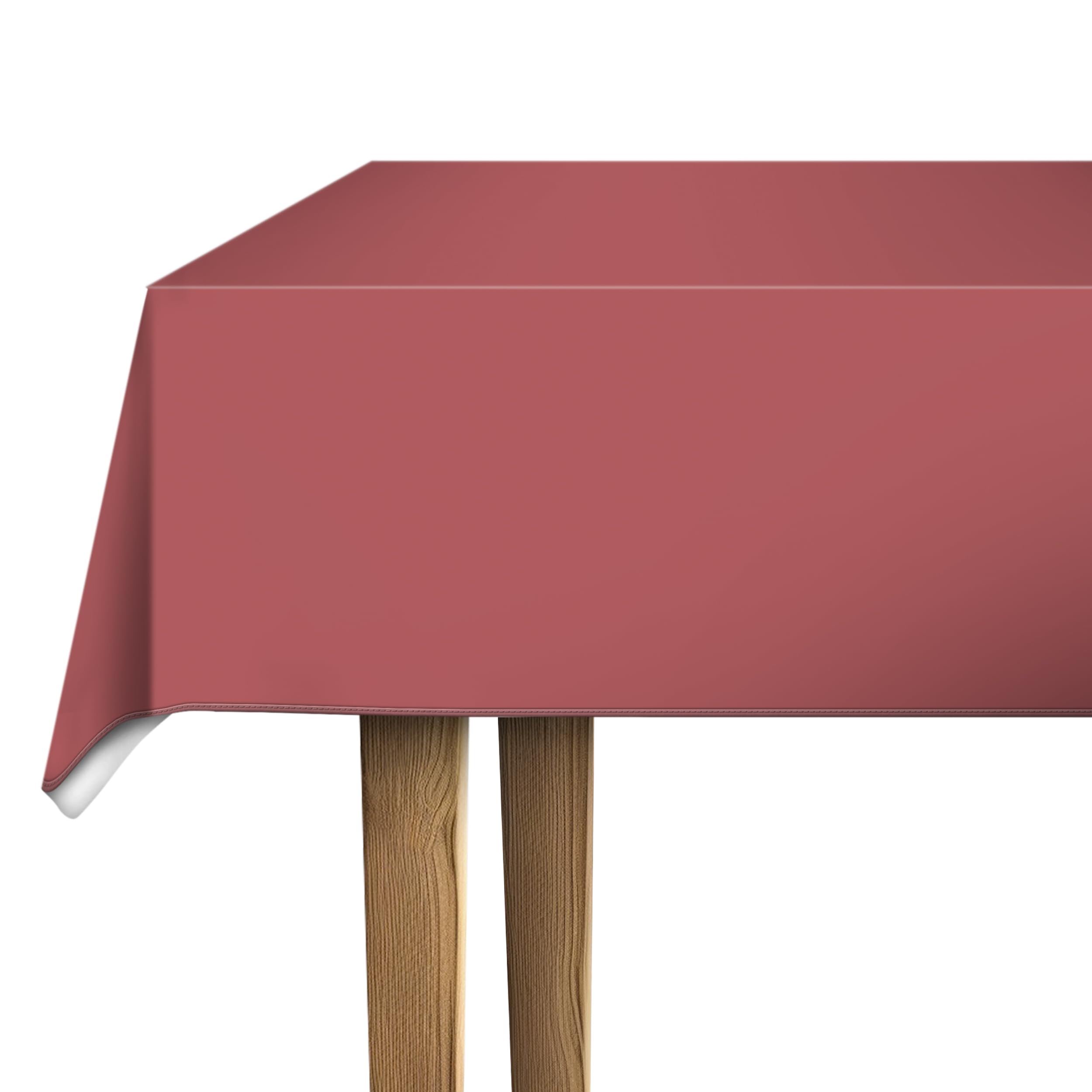 d-c-fix Oilcloth Tablecloth PVC-Free Mineral Red Washable Waterproof Indoor and Outdoor Oilcloth Plastic Tablecloth 220 cm x 150 cm Square