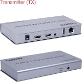 XYKJOBC 4K 60Hz HDMI 2.0 KVM Extender 60M USB Over CAT5e/6 Mouse Keyboard view 9