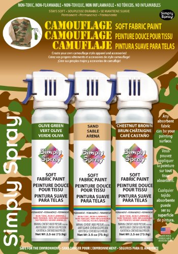 Camouflage Fabric Spray Kit