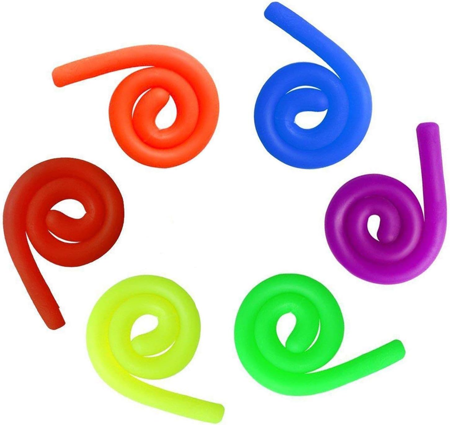 LANGING 12 Pack Bunte Fidget Stretch Spielzeug Hilft Reduzieren Zappeln 