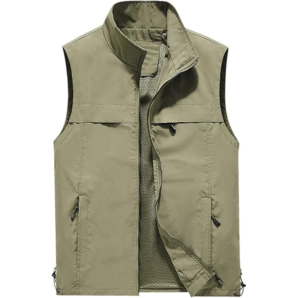 Rkwins Fleece Vest Men Big and Tall Sleeveless Jacket