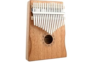 YUEKO Kalimba Thumb Piano - 17-key Musical Instrument Mahogany Material Kalimba for Adults Easy to Learn Thumb Piano(Classic Wood Color)
