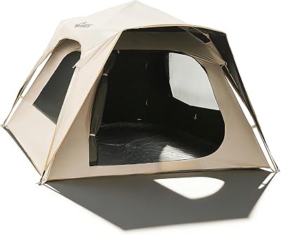 Hibtn Instant Pop Up Tent 2-3 Man 4 Season Waterproof Windproof Lightweight