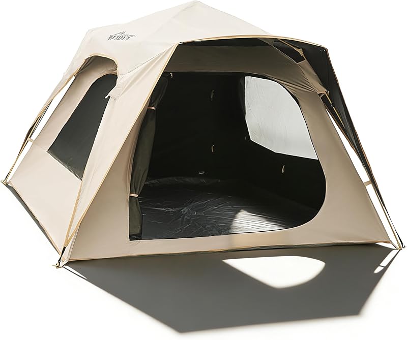 Hibtn Instant Pop Up Tent 2-3 Man 4 Season Waterproof Windproof Lightweight