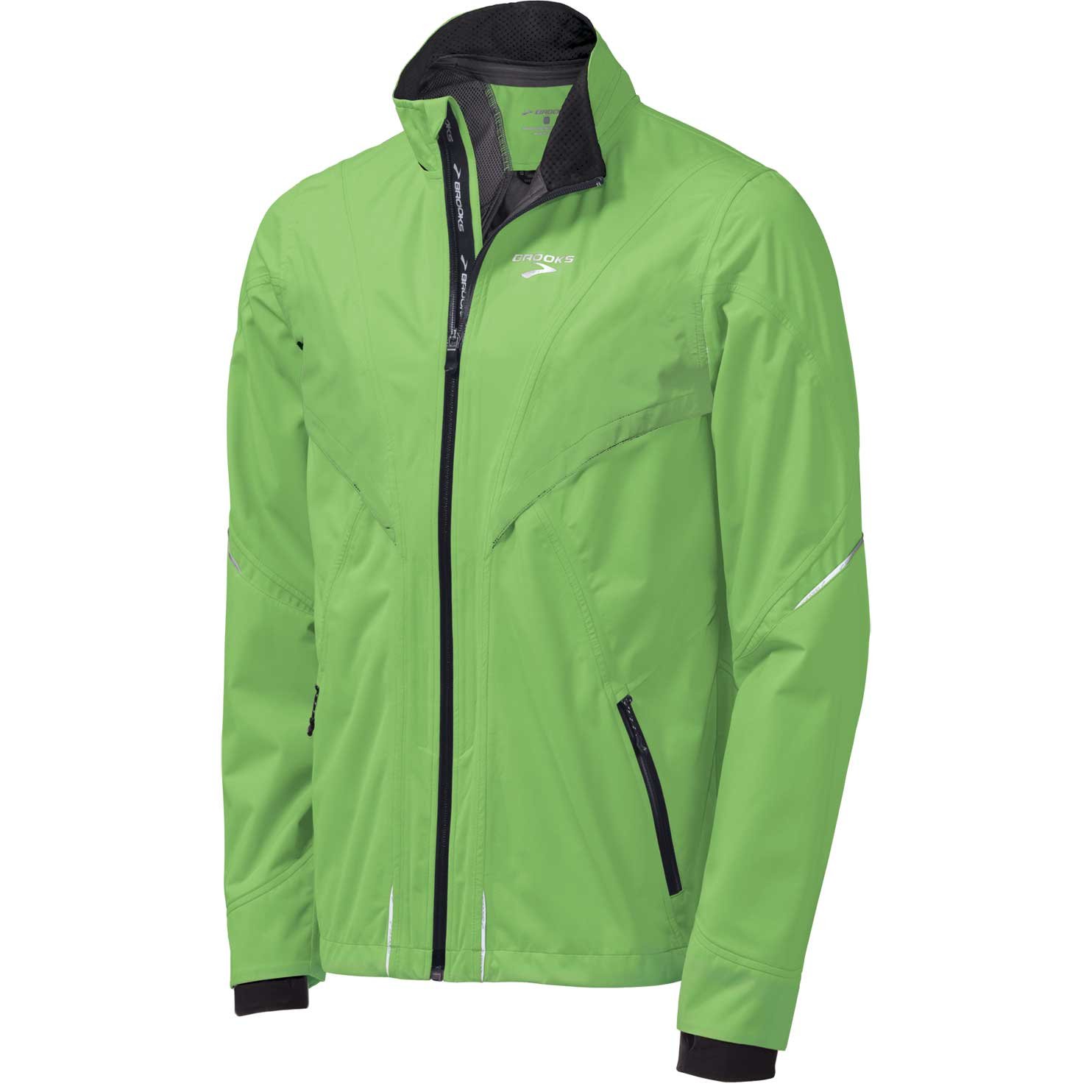 brooks jackets mens silver