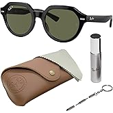 Ray-Ban RB4399 GINA Square Shaped Sunglasses for Men & Women with Official RAYBAN Eyewear Kit
