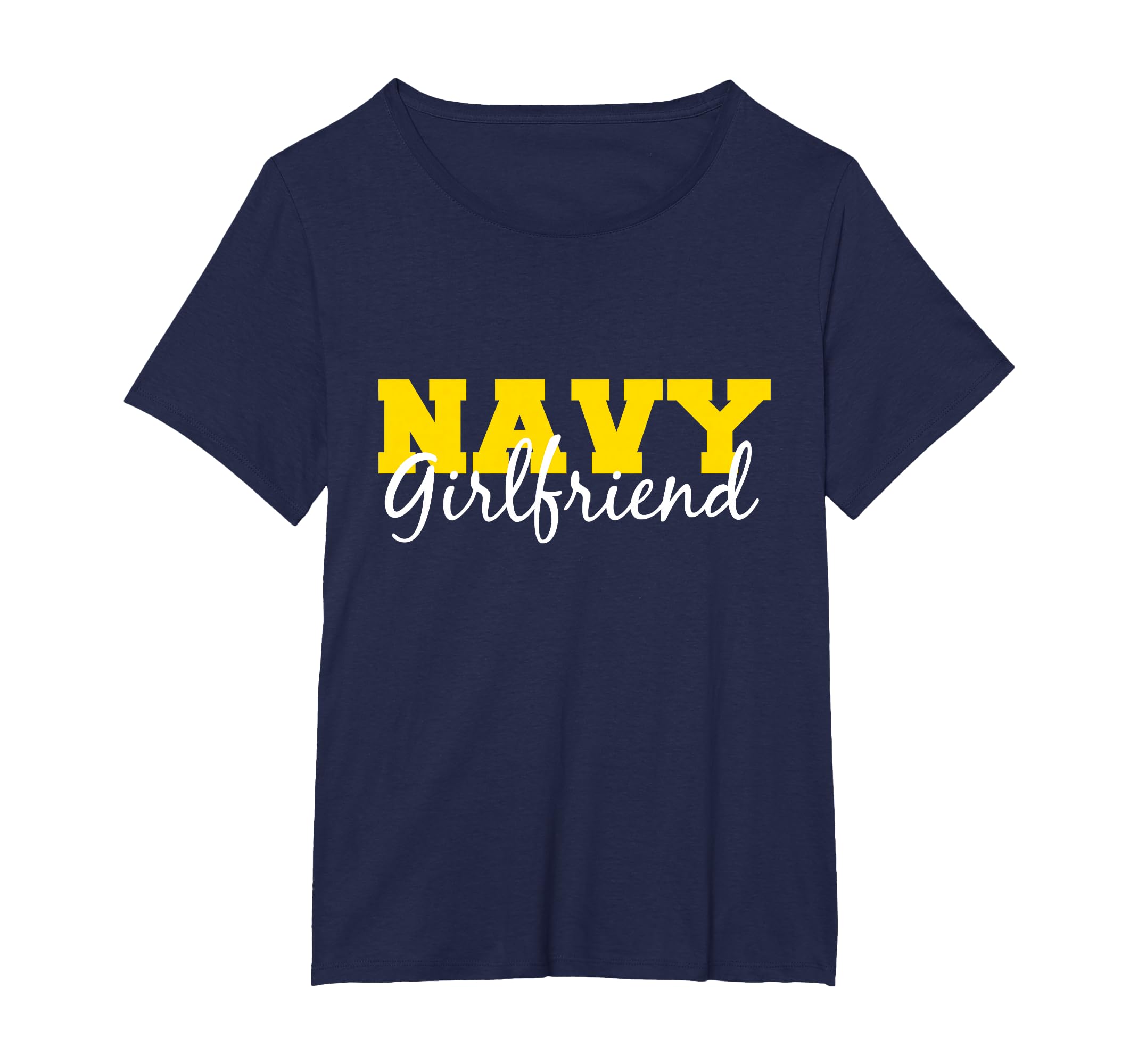 Photo 1 of "Navy Girlfriend" Gift For Her US Military Pride T-Shirt