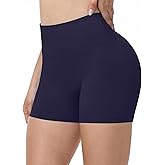 Runhit No Front Seam Biker Shorts for Women - 3''/5''/8'' High Waisted Workout Gym Yoga Spandex Shorts Tummy Control