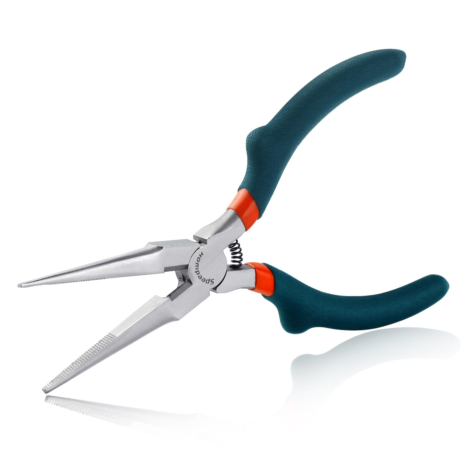 SPEEDWOX Small Needle Nose Pliers for Jewelry Making with Thread Cutter Serrated Jaws Convex Shoulder Pliers Jewelry Pliers Micro Needle Nose Pliers for Bending Thread and