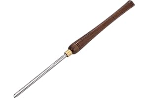 IMOTECHOM 3/8-Inches HSS Bowl Gouge Lathe Chisel Wood Turning Tools with Round Plastic Box and Hanging Bag