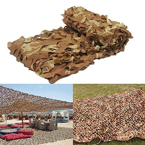 MIYA LTD Outdoor Activities Camouflage Net, 4Mx5M Lightweight Multi-Purpose Camouflage Net for Camping Military Hunting Shooting Hide Fishing Shelter - Thumbnail 2