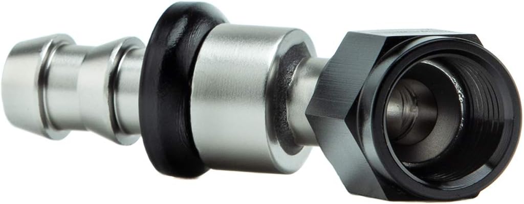 Setrab 22-AN08PL08-45 SUSA AN Push Lock Hose End AN08-08 45 Degree Angle