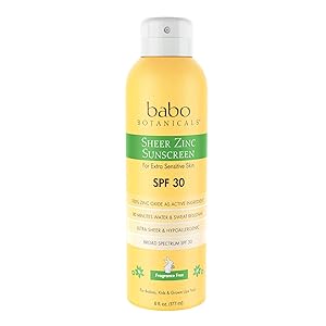 Babo Botanicals Sheer Zinc Continuous Spray Sunscreen SPF 30