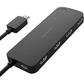 BENFEI HDMI Switch 4 in 1 Out 4K@60Hz, 2K@144Hz, HDCP 2.3 【with Adaptive Equalization Support 10M HDMI Transmit】 Compatible for PS5/4, Xbox, Roku, FireStick, Switch