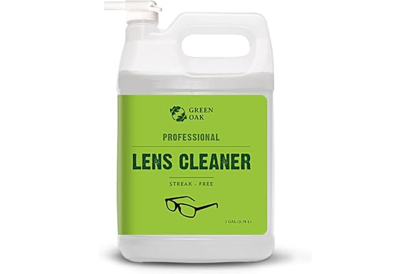 Green Oak Lens Cleaner Refill Professional Lens Cleaner Refill– Best for Eyeglasses, Cameras, and Lenses - Safely Cleans Fing