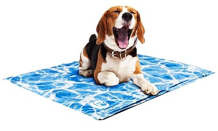 Shinyee Tapis Rafraichissant Pour Chien Plus Durable Mise à Niveau Tissu Oxford De Non Toxique Refroidissement Automatique Pour Animaux De Compagnie