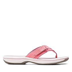 Clarks Women's Breeze Sea Flip-Flop, Bright Pink