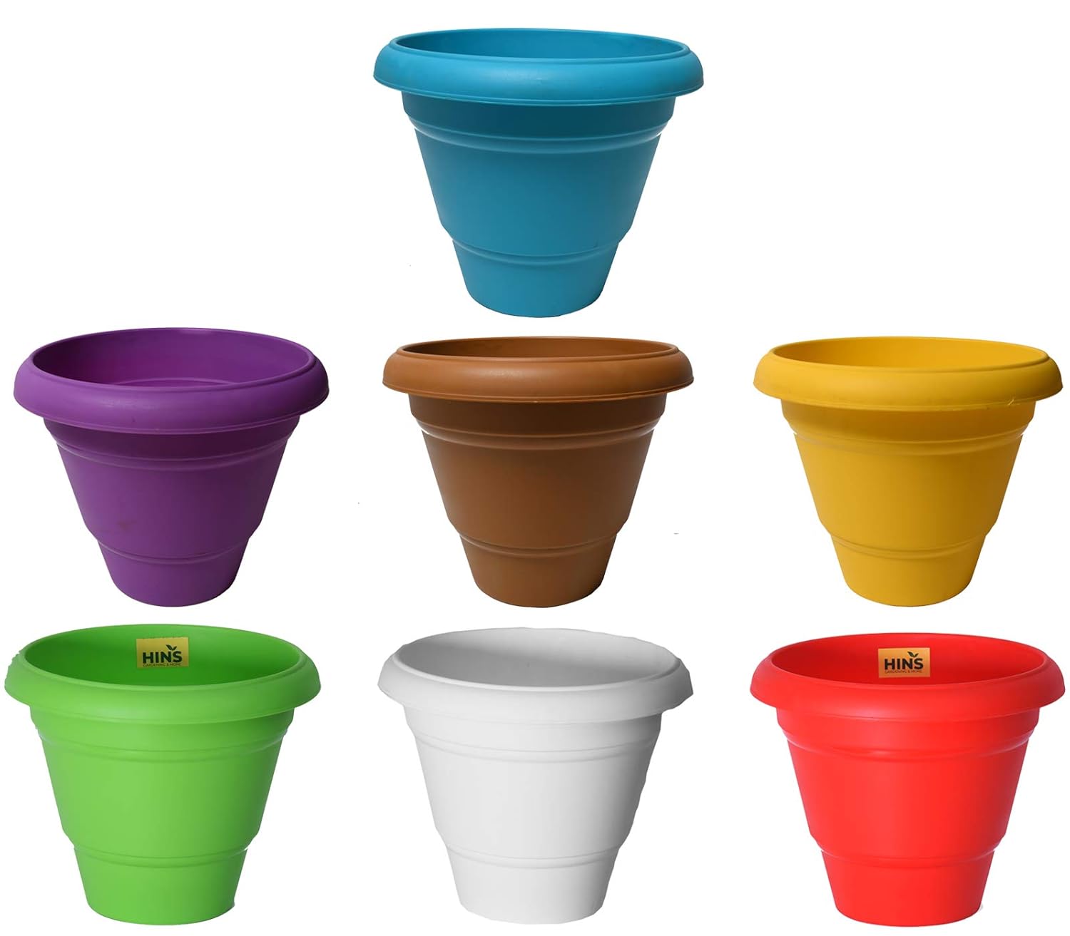 Roots & Shoots 12 Inch Durable Plastic Pot For Indoor And Outdoor