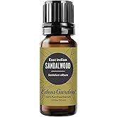 Edens Garden Sandalwood- East Indian Essential Oil- 100% Pure Premium Grade, Undiluted, Natural, Therapeutic, Aromatherapy, The Best for Diffuser, Face, Hair, Humidifiers 10 ml (.33 fl oz)
