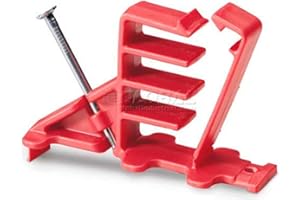 Gardner Bender MCS-100W Multi-Cable Staple, Secures: (NM) Non-Metalic, Coaxial & Data / CAT 5, 100 Pk., Red