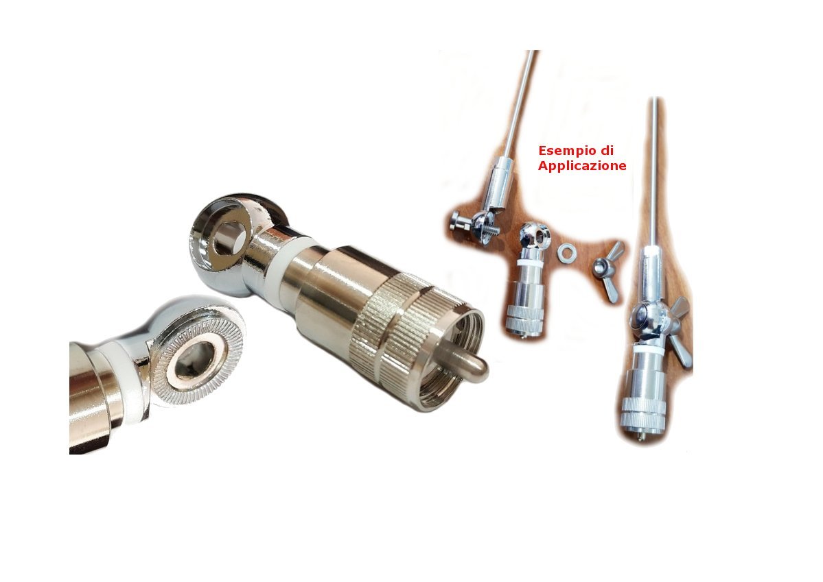 Sirio DV/PL 259 Adapter for ANTENNA, antenna adapter for Rooster Antennas