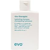 EVO The Therapist Hydrating Shampoo - Hydrates, Strengthen and Softens Whilst Improving Shine - Protects Colour Treated Hair, Helps to Detangle