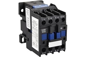 XMHF AC Contactor CJX2-1801 220V 32A 50/60Hz Coil 3P 3 Phase Rail Motor Controler Rail Mount Contactor