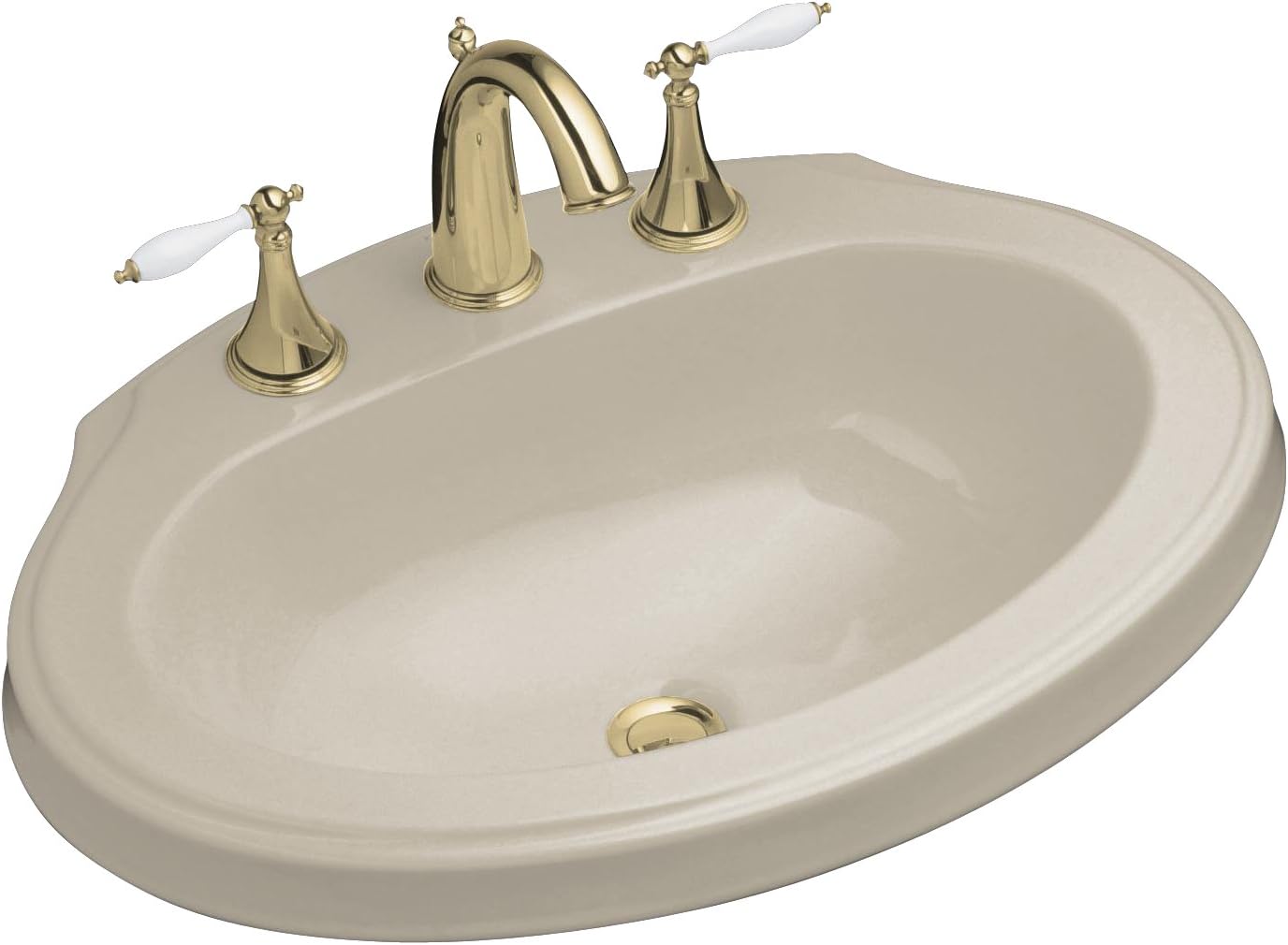Kohler K 2329 1 G9 Leighton Self Rimming Bathroom Sink With Single