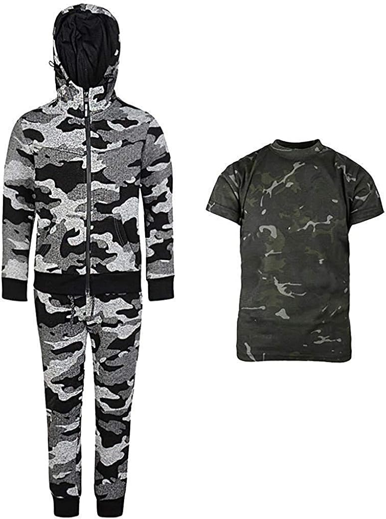 kids nike camo tracksuit