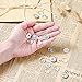 Pandahall 20Sets Chunk Snap Button Base Making Brass Snap Buttons Snap Popper Stud with Clear Glass Cabochons Platinum Clear Button: 18x4mm Tray: 16mm