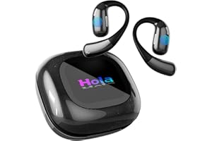 BOUNDLESS MOUTAIN AI Translation Earbuds Real Time, 147 Languages Translator Earbuds, Audífonos Traductores Inglés Español, Touch Screen, Translation Device for Business Travel and Learning, with ChatGPT, Black