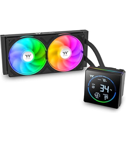PC用ファン・クーラー Thermaltake TH360 V3 Liquid Cooler Thermaltake TH360 V3 ARGB CPU Liquid Cooler; Intel/AMD; 1x360mm