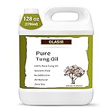 OLASIR 1 Gallon Pure Tung Oil for Wood Finishing