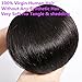 JiSheng 100% Unprocessed Malaysian Virgin Straight Hair 3 Bundles Human Hair Weave Natural Color 18 20 22inch