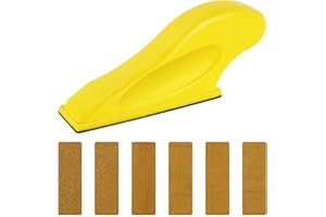 VENEKA Mini Sander Kit, Micro-Sanding Tools for Small Projects, Small Detail Handle Sanding for Tight Narrow Spaces&DIY Craft