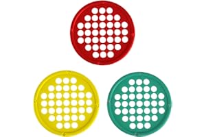 ZHIAMZ Hand Exercise Webs for Physical Therapy, Hand Grip Strengthener, Finger Exerciser, Portable Size, Latex Free, 7" Diameter