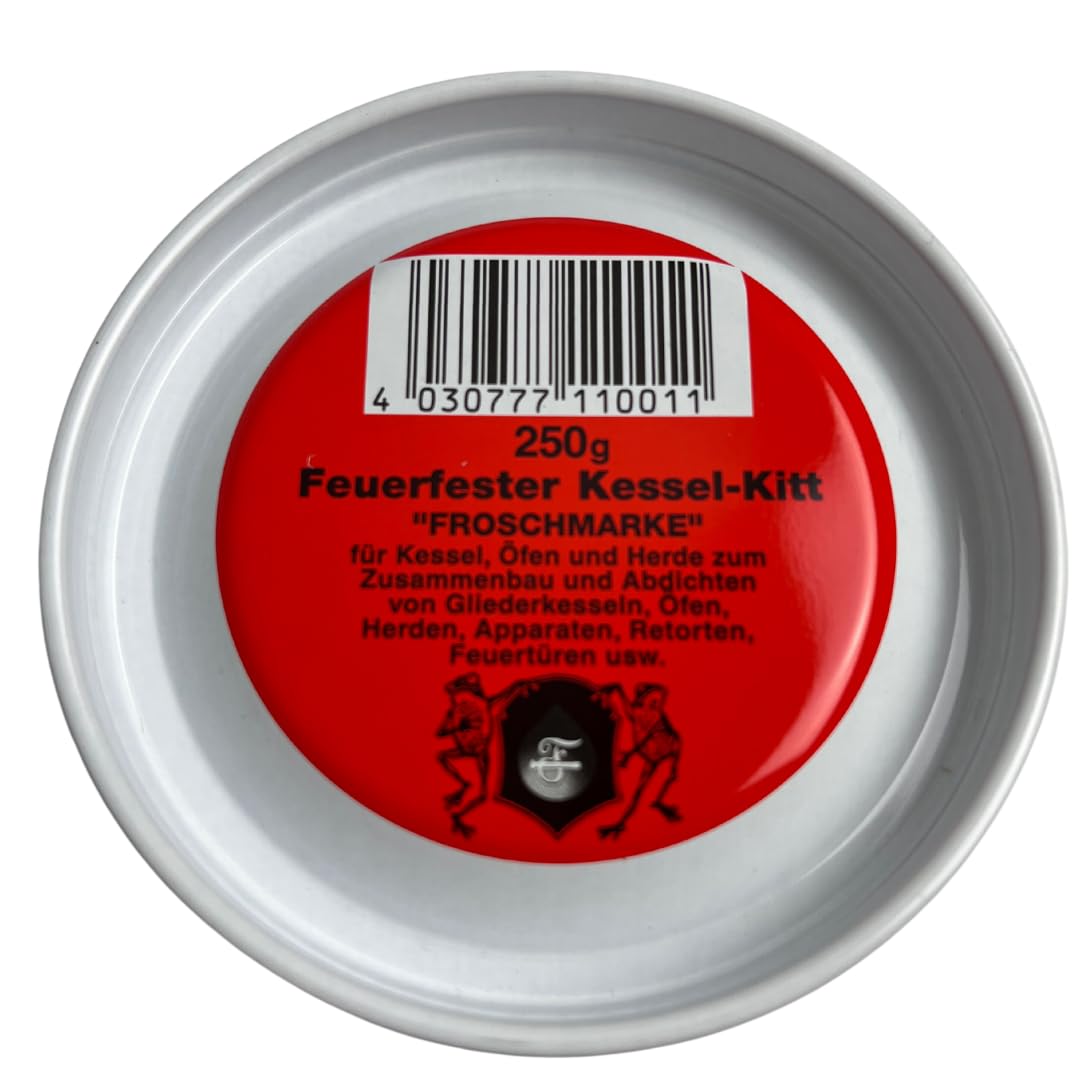 FireVikings Fireparts with Quality Fireproof Boiler Kit – 250g Tin – Seal Against Flue Gases When Used on Boiler Systems, Ovens, and Cookers