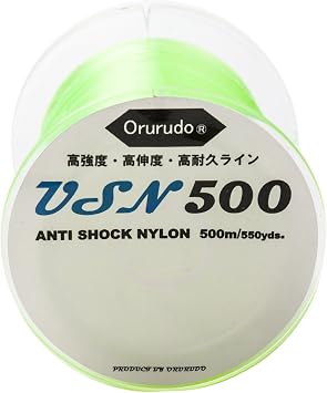 Amazon オルルド釣具 ナイロンライン Usn500 アンチショックナイロン採用 Ultra Soft Nylon ウルトラソフトナイロン 高伸度 高強度 高耐久釣糸 Qb オルルド釣具 ライン