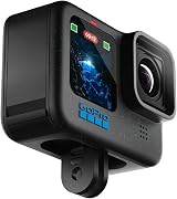 GoPro HERO12 Black Waterproof Action Camera 5.3K60 Ultra HD 27MP HDR 1/1.9" view 5