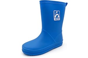 Amoji Kid Rain Boots Boy Rubber Waterproof Garden Boots JT6513