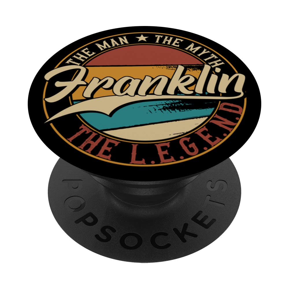 Franklin The man the myth the legend PopSockets Swappable PopGrip