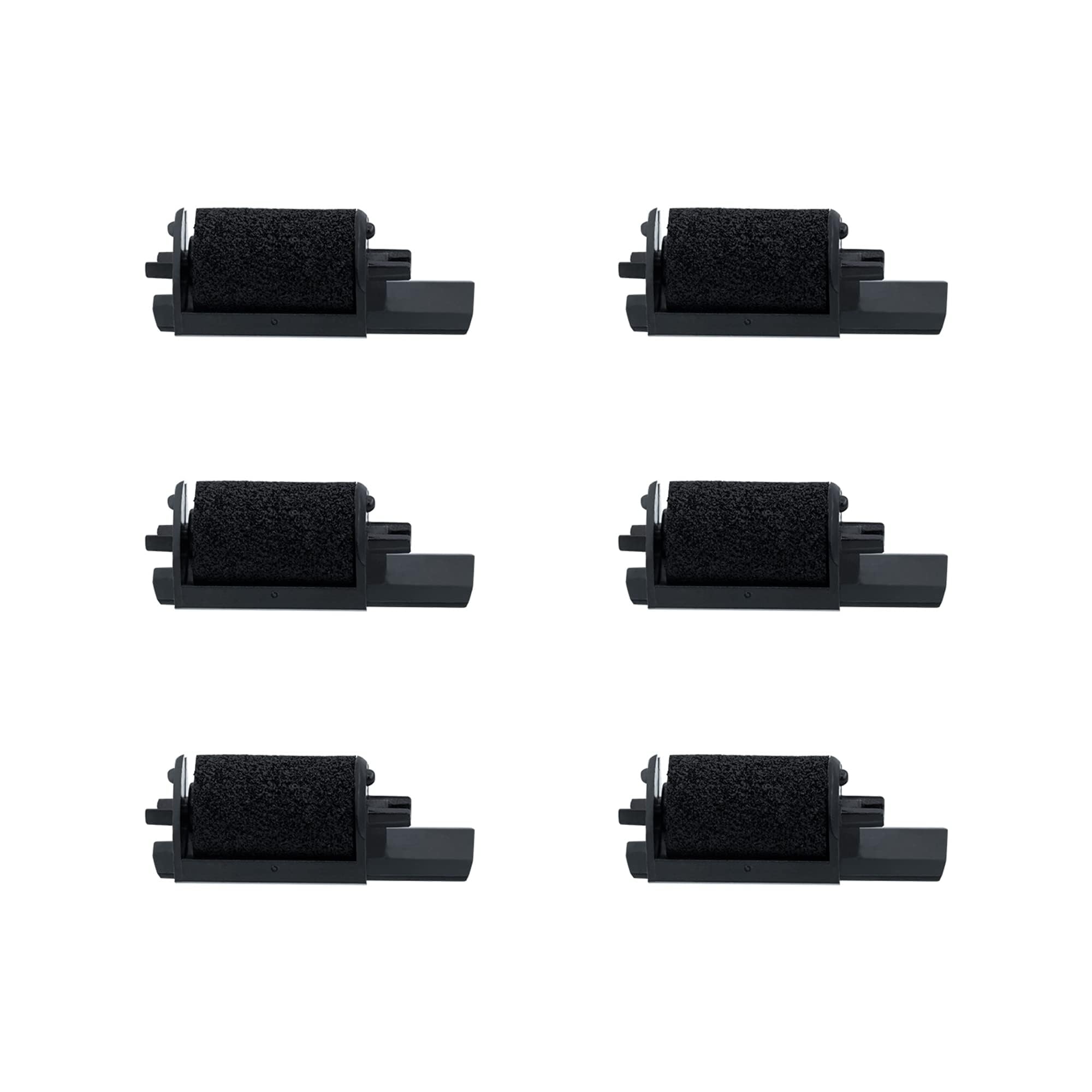 Printerfield 6 Pack Ribbon Ink Roller for IR-40 Cash Register Calculator Printer-Black