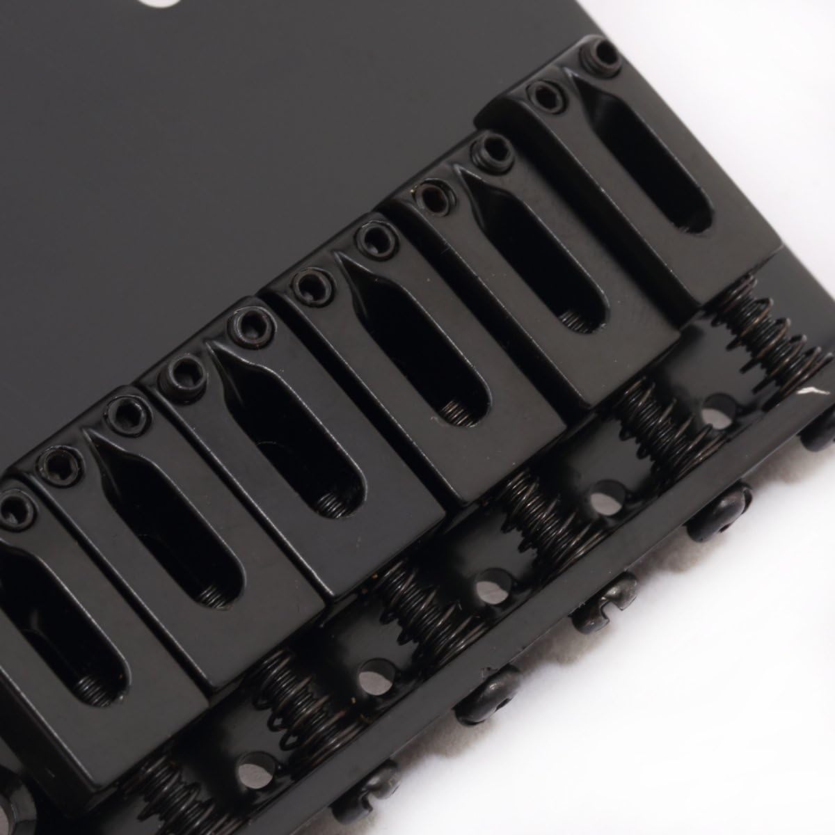 Musiclily 54mm Tele Bridge with 6 Modern Saddles for Squier Telecaster Electric Guitar,Black - Image 3