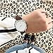WRISTOLOGY Olivia Womens Chunky Silver Boyfriend Watch Brown Leather Strap